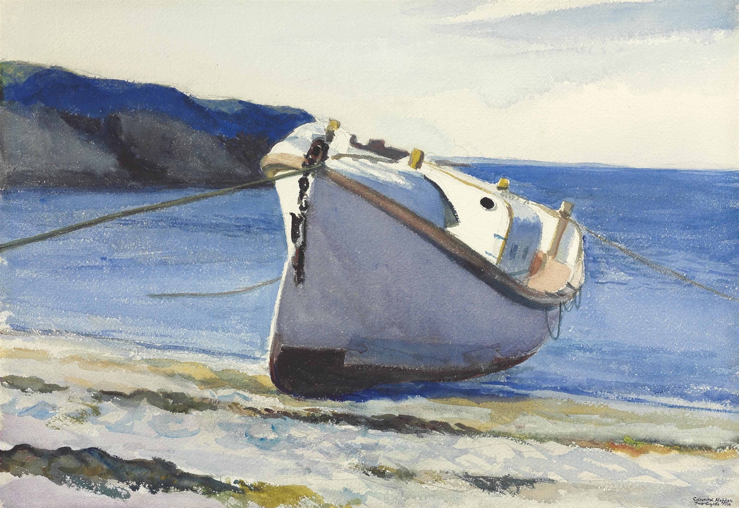 Edward Hopper (18821967) Coast Guard Boat I 20th Century, Drawings