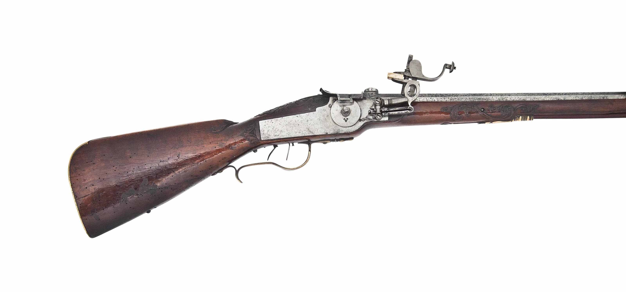 AN UNUSUAL GERMAN BREECHLOADING WHEELLOCK SPORTING RIFLE CIRCA 1680