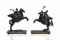 PAIRE DE GROUPES EN BRONZE REPRESENTANT MERCURE ET LA RENOMMEE