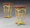 A PAIR OF FRENCH ORMOLU AND MARBLE GUERIDONS