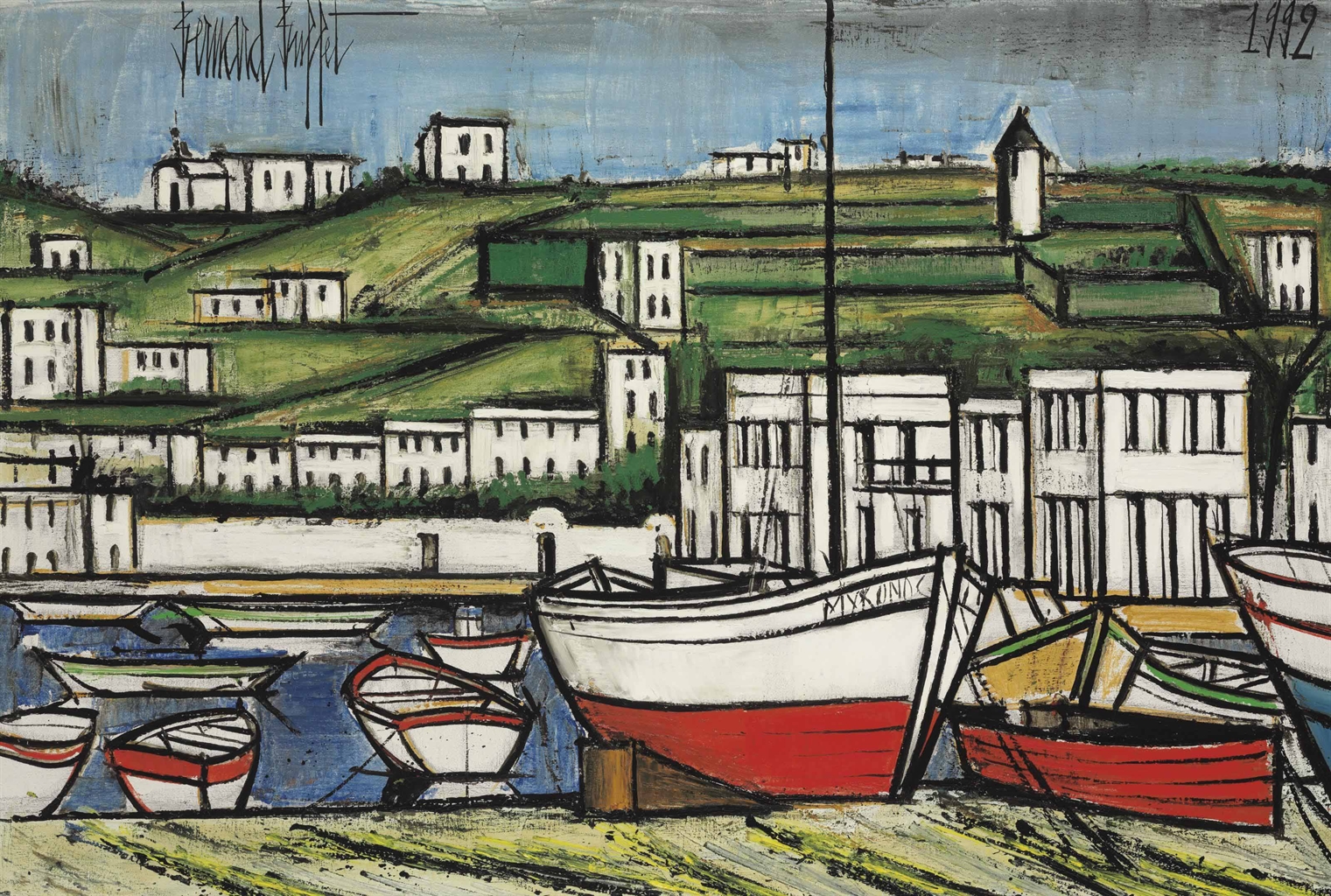 Bernard Buffet (1928-1999) | Mykonos IV | IMPRESSIONIST ...