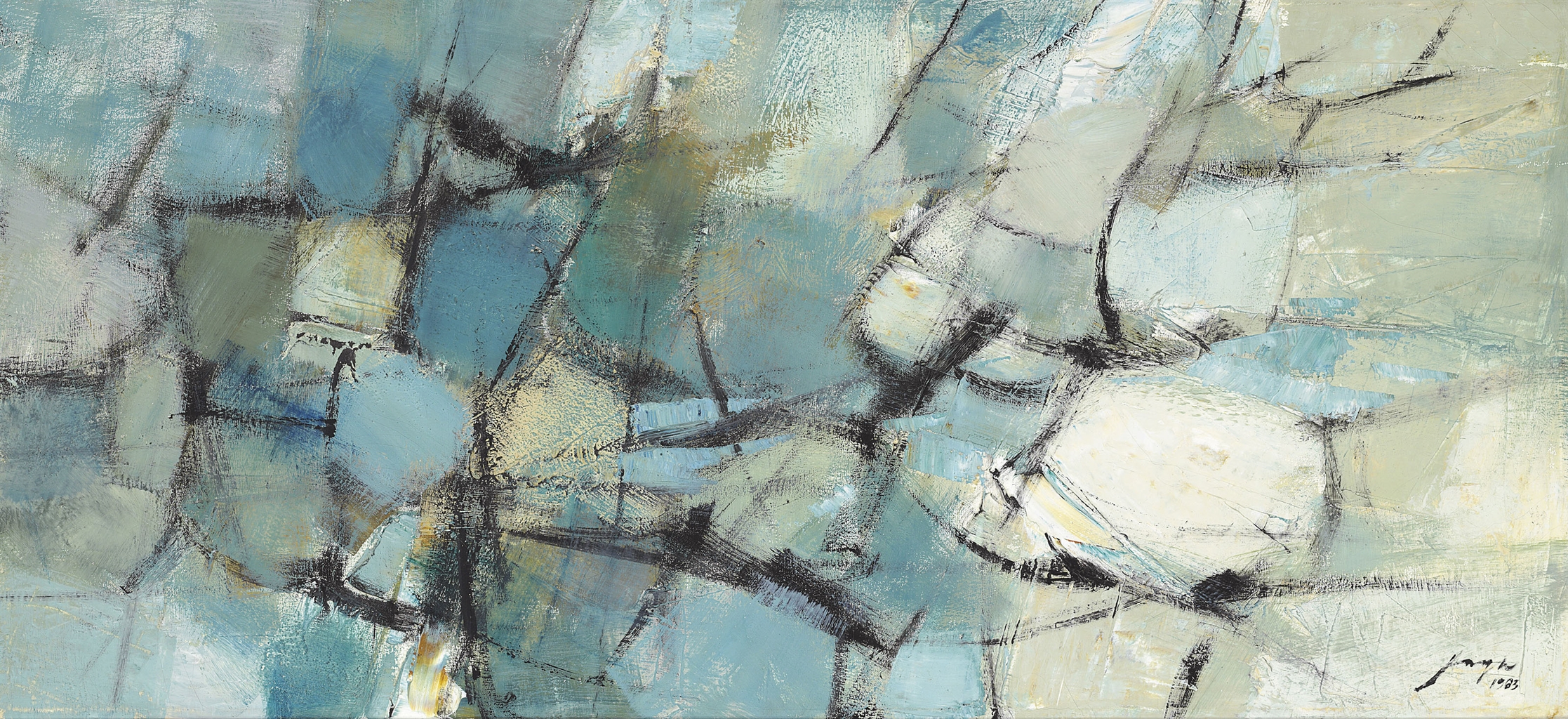 JOSÉ JOYA (Filipino, 19311995) Ocean Landscape 20th Century