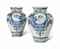 A LARGE PAIR OF TALAVERA MAIOLICA VASES