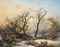 A winter landscape with ghostly trees