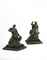 PAIRE DE FIGURES EN BRONZE REPRESENTANT HERCULE ET DIDON SUR LE BUCHER