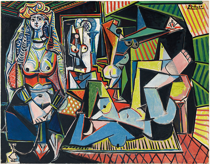 Αποτέλεσμα εικόνας για Les Femmes d'Alger (“Version O”) by Pablo Picasso