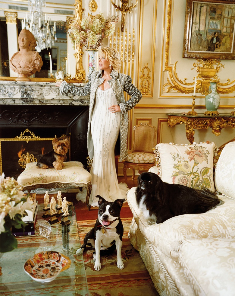 Joan Rivers Apartment joan rivers and her dogs | christie's Joan Rivers Apartment joan rivers and her dogs | christie's
