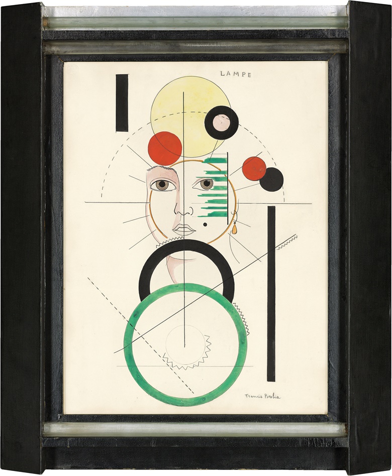 Francis Picabia (1879-1953), Lampe, circa 1923. Watercolour, brush and India Ink and pencil on paper. 24¾ x 18⅝ in (63 x 47.2 cm). Estimate £800,000-1,500,000