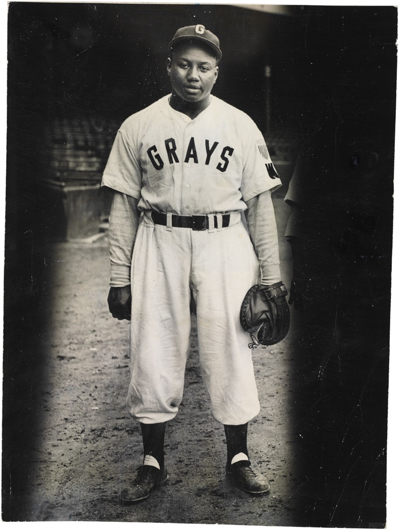 Josh Gibson photograph. 7 x 9¼ in. Estimate $10,000-15,000. This lot is offered in The Golden Age of Baseball, Selections of Works from the National Pastime Museum on 19-20 October 2016 at Christie’s in New York
