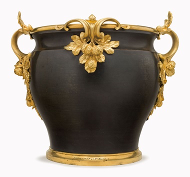 Kirill selects A French ormolu and patinated bronze jardinière. By Christofle & Cie., Paris, last quarter. 20¾ in (52.7 cm) high, 21 in (53.3 cm) wide. This lot was offered in Opulence on 10 October 2016 at Christie’s in New York and sold for $10,625