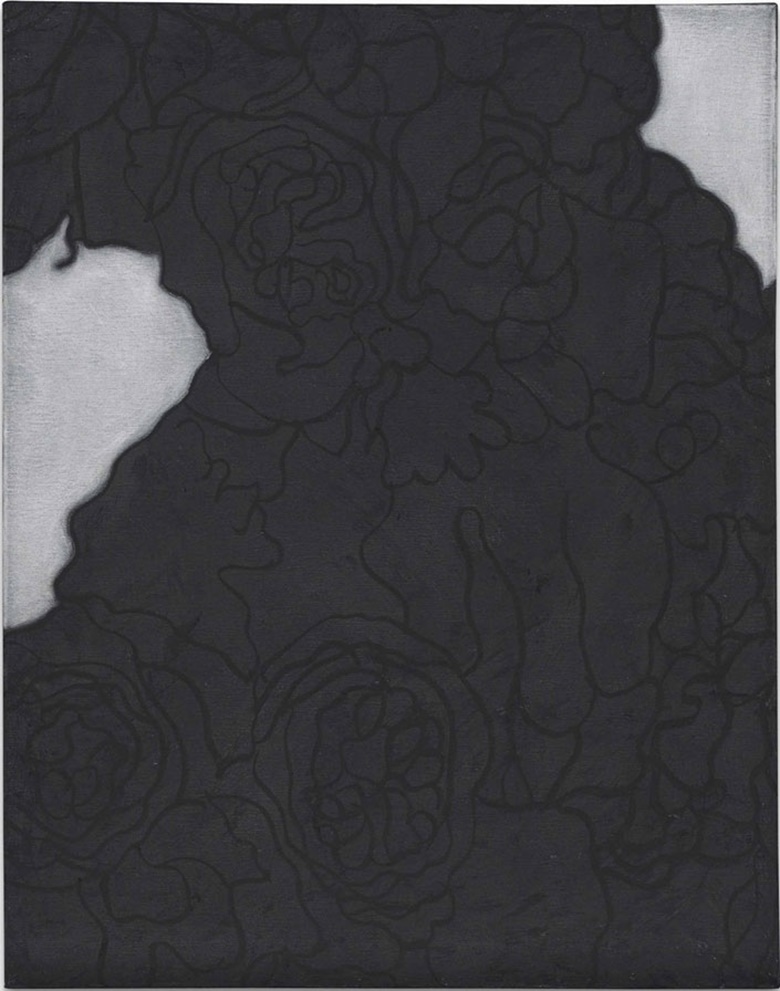 Gary Hume (b.  1962), Night Owl . Chalk and charcoal on canvas, 28 x 22 in (71 x 56 cm). Estimate £8,000-12,000. This lot is offered in Post-War & Contemporary Art Day Auction on 7 October 2016 at Christie’s in London, King Street