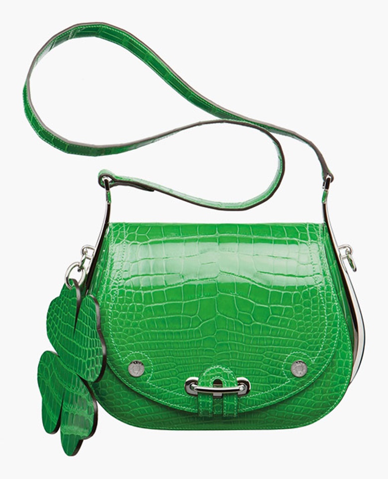 A green alligator Passe-Guide Ireland bag. Hermès, 2012. Sold for £79,250 in May 2012