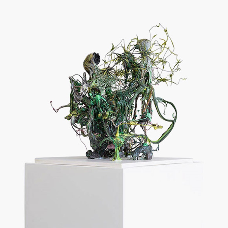 Ham Jin (b.  1978), Untitled #8, 2015. Polymer clay, glue and wire, 32.6 x 28.5 x 29.5 cm (12⅞ x 11¼ x 11⅝ in). This lot was offered in K-Art Now!, 17-28 November 2016, Online