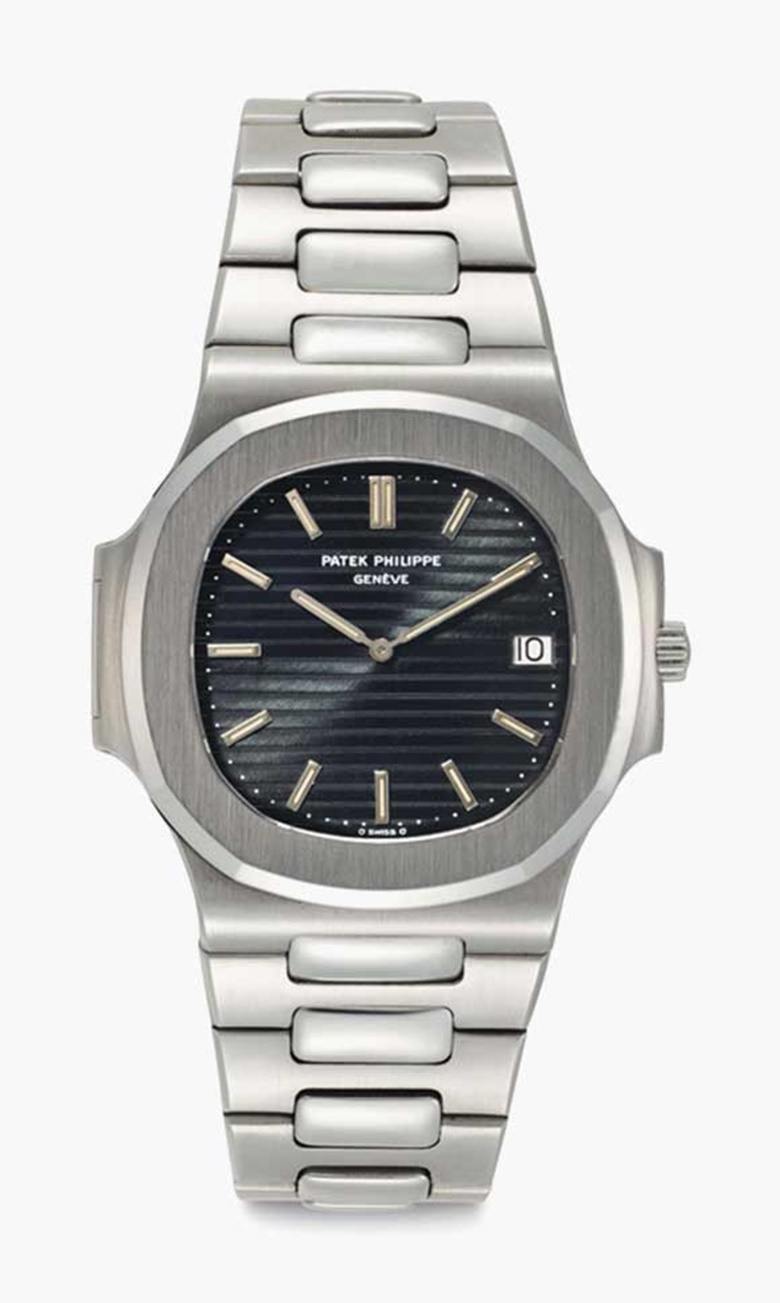Patek Philippe. A stainless-steel automatic wristwatch with date and bracelet. Signed Patek Philippe, Genève, Nautilus Model, Ref. 37001, Movement No. 1305843, Case No. 536993, Manufactured in 1978. This lot was offered in Rare Watches including NAUTILUS 40 part IV on 6 December 2016 at Christie’s in New York and sold for $87,500