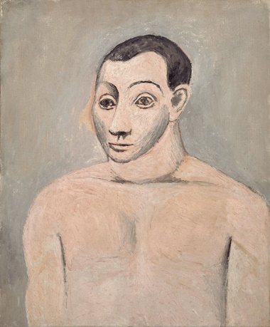 Pablo Picasso, Self-Portrait, Fall 1906. Oil on canvas. 25.6 x 21.1 in (65 x 54 cm). Musée Picasso, Paris. © 2016 Estate of Pablo Picasso  Artists Rights Society (ARS), New York. Photo © RMN-Grand Palais  Art Resource, NY, by René-Gabriel Ojéda