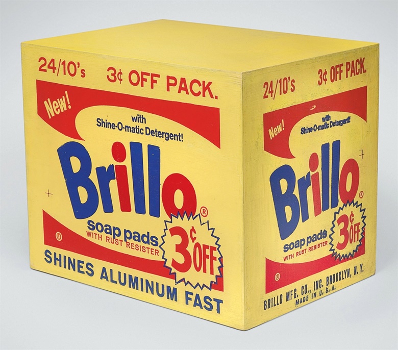 Andy Warhol (1928-1987), Brillo Box (3ȼ Off), 1963-64. Silkscreen ink and house paint on plywood. 13⅛ x 16 x 11½ in (33.3 x 40.6 x 29.2 cm). Sold for $3,050,500 on 10 November 2010 at Christie’s in New York. © 2017 The Andy Warhol Foundation for the Visual Arts, Inc. Artists Rights Society (ARS), New York and DACS, London