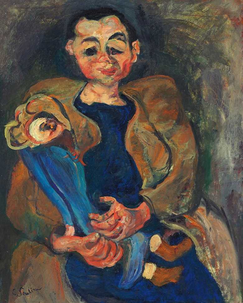 Chaim Soutine (1893-1943), Femme à la poupée, 1923-24. Oil on canvas, 31⅞ x 25⅝ in (80.8 x 65.1 cm). Estimate $3,500,000-4,500,000. This lot is offered in Impressionist & Modern Art Evening Sale on 15 May 2017, at Christie’s in New York © 2017 Artists Rights Society (ARS), New York