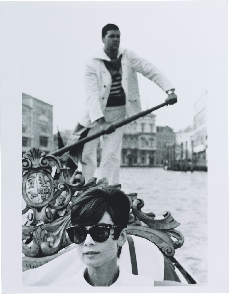 Yul Brynner (1915-1985), Audrey Hepburn, Venice, 1965. Sheet 14 x 11  in (35.5 x 27.9  cm). Estimate £800-1,200. This lot is offered in Audrey Hepburn The Personal Collection on 27 September 2017  at Christie’s in London