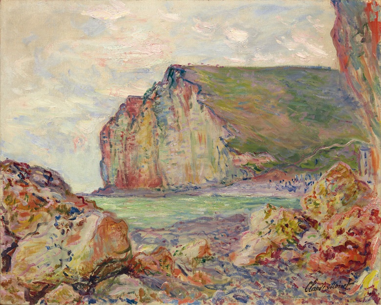 Claude Monet (1840-1926), Falaises des Petites-Dalles, 1884. 23⅝ x 28¾  in (59.6 x 73  cm). Estimate HK$12,000,000-18,000,000. This lot is offered in Dear Monsieur Monet on 26 November at Christie’s in Hong Kong