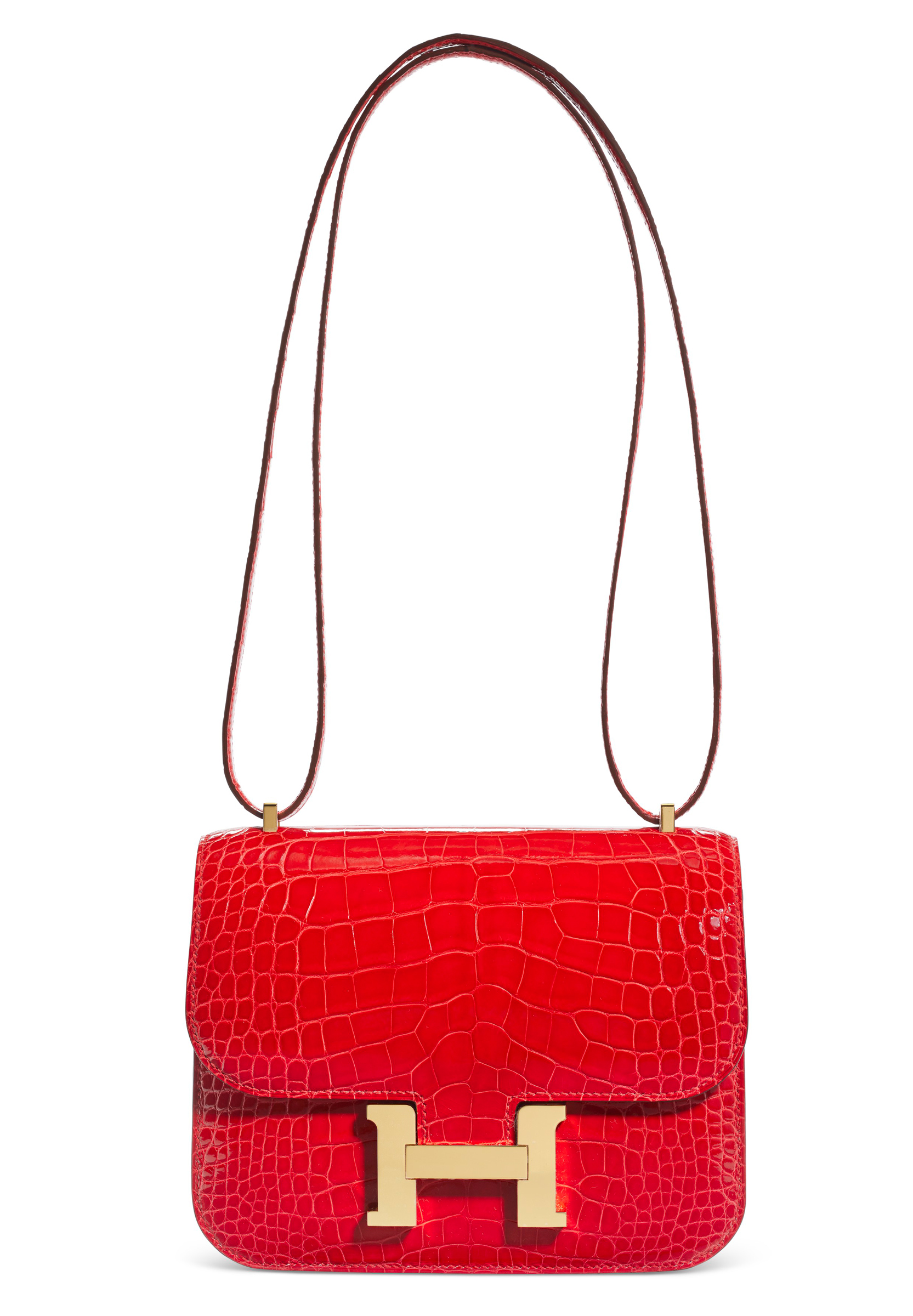 hermes red purse