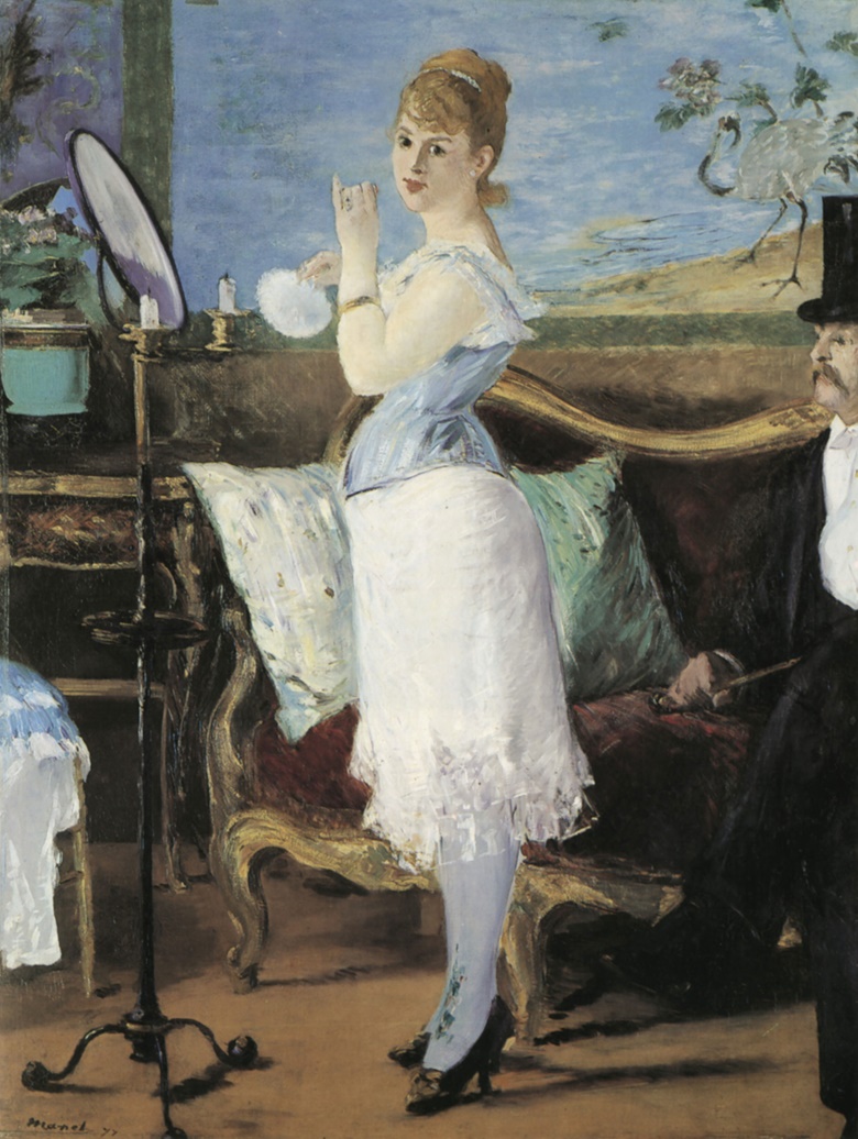 Edouard Manet, Nana, 1877. Kunsthalle, Hamburg.