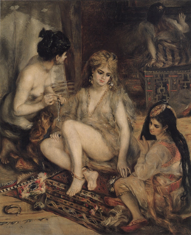 Pierre-Auguste Renoir, Parisiennes habillées en algériennes (Le Harem), 1872. National Museum of Western Art, Tokyo.