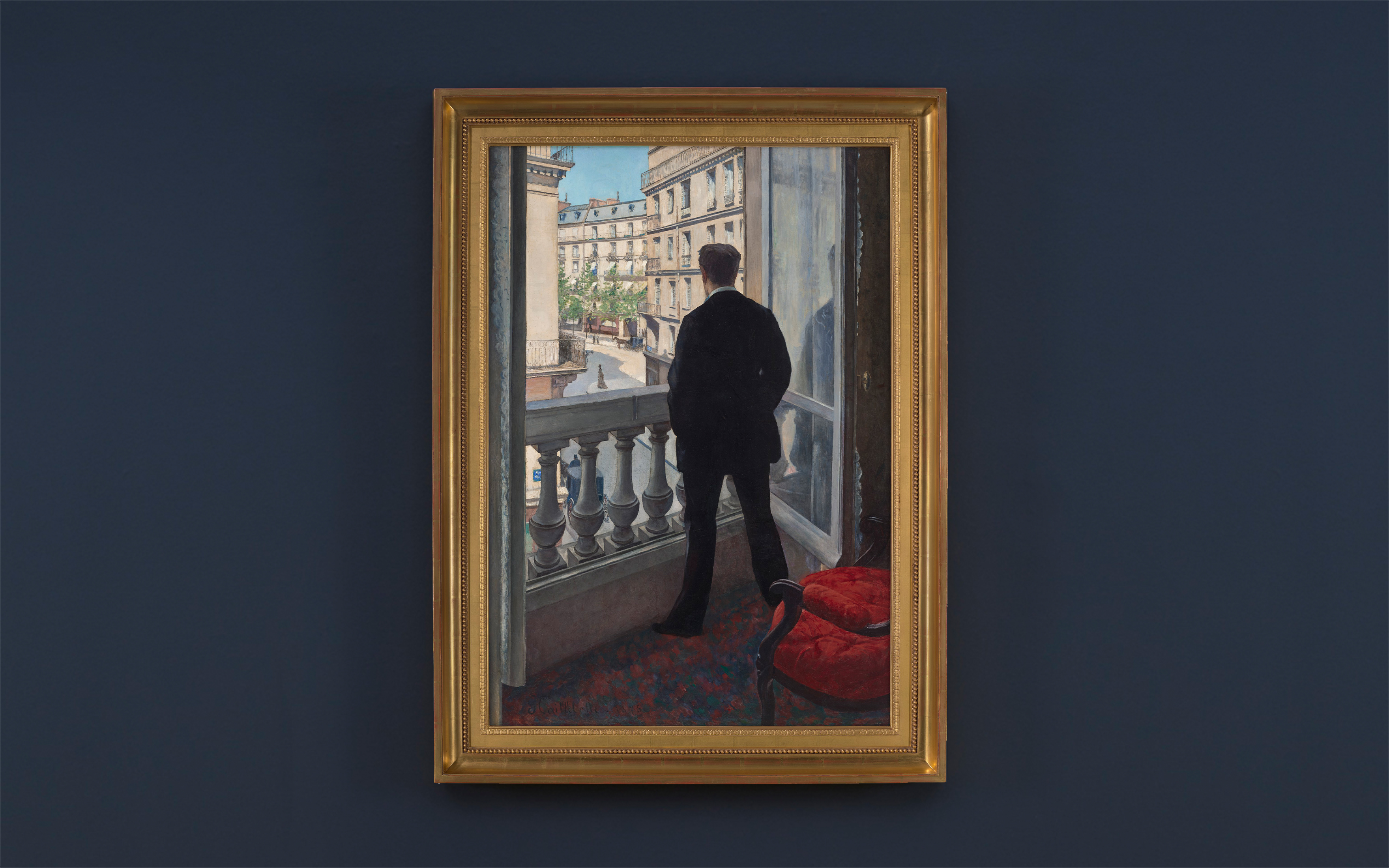 Gustave Caillebotte, Jeune homme à sa fenêtre, 1876