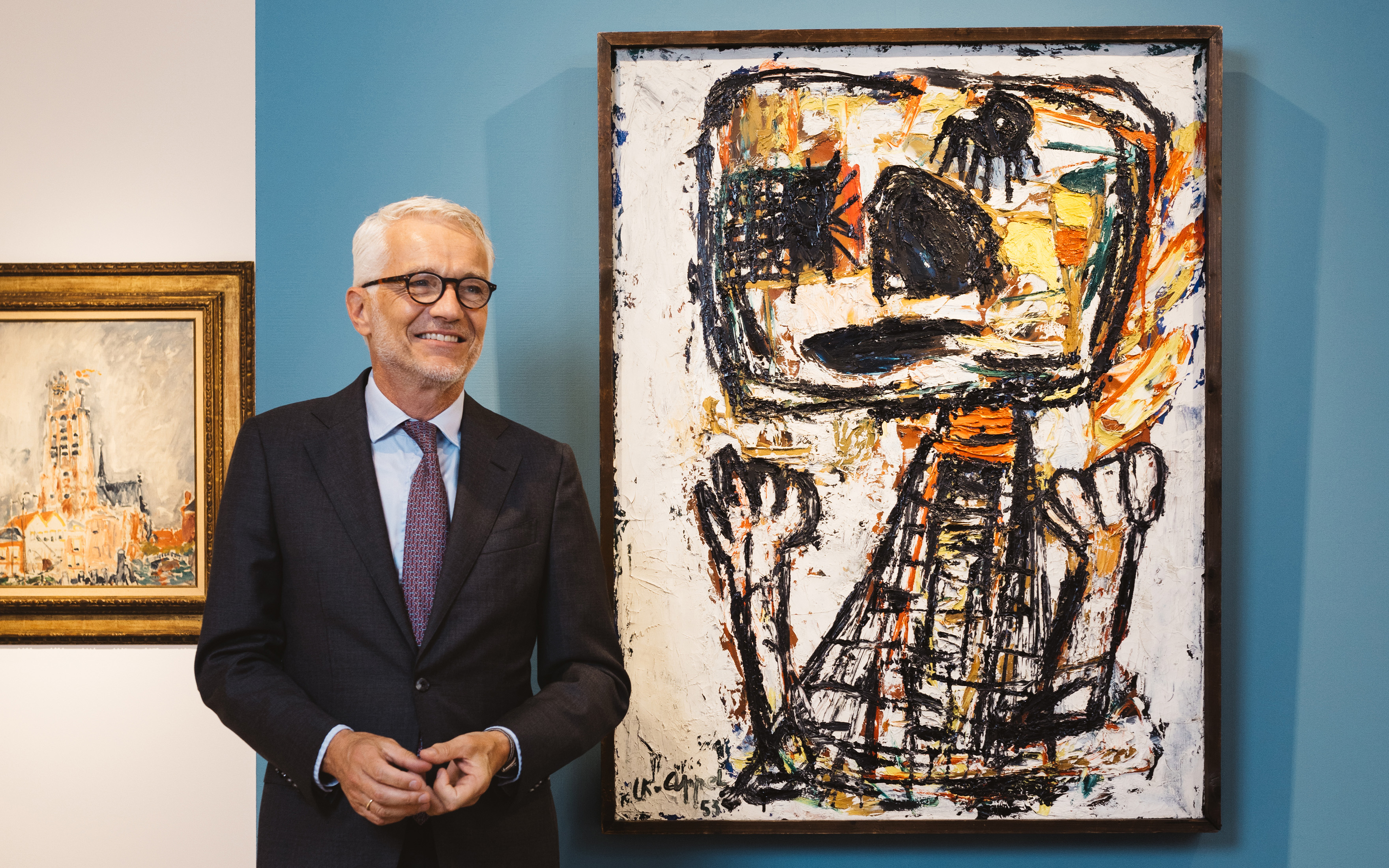 Arno Verkade at the view for Made in Holland: Celebrating 50 Years of Christie's Amsterdam, October 2023