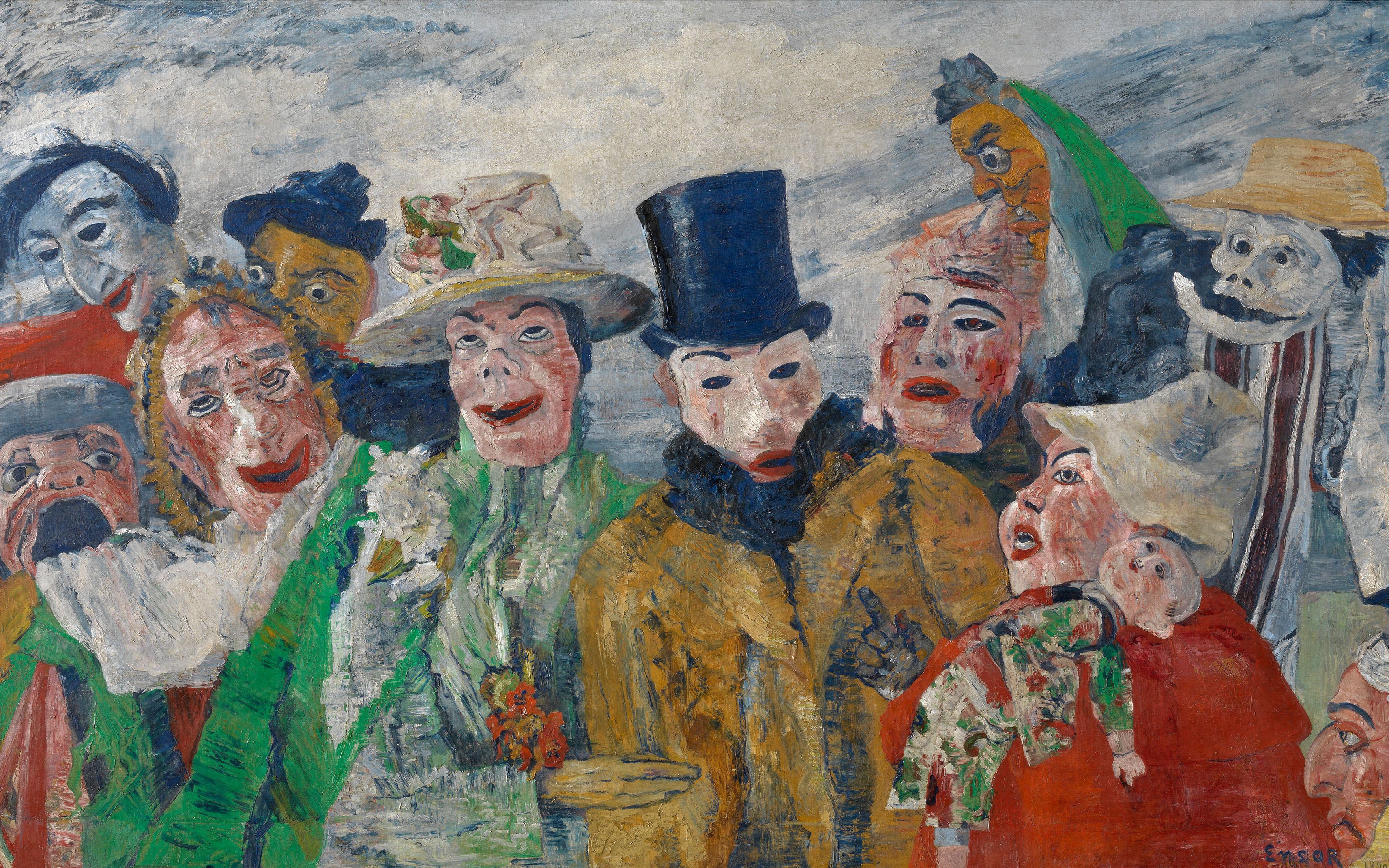 James Ensor, The Intrigue, 1890