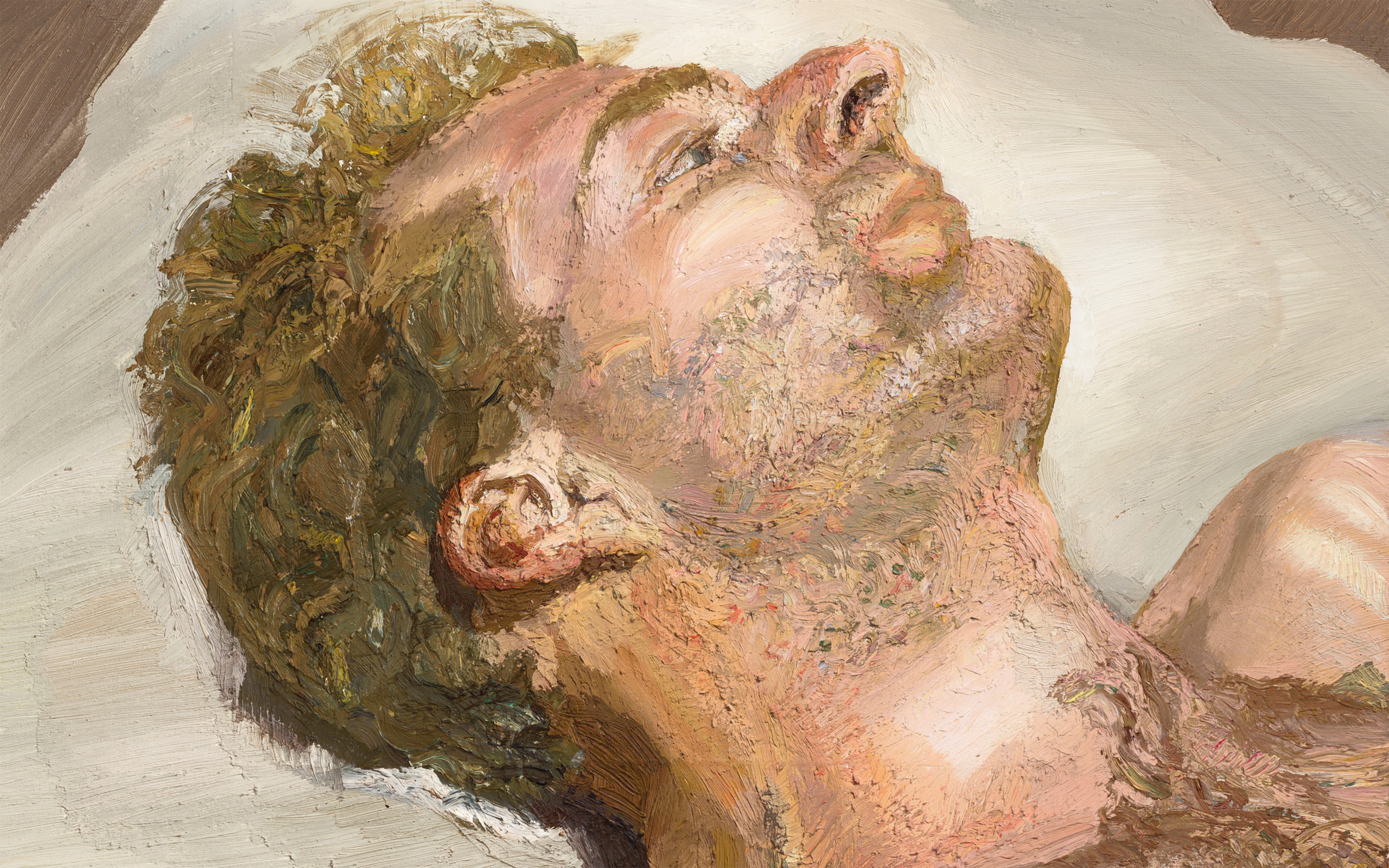 Lucian Freud, Kai, 1991-92 (detail), offered in the 20th/21st Century: London Evening Sale on 7 March 2024 at Christie's in London