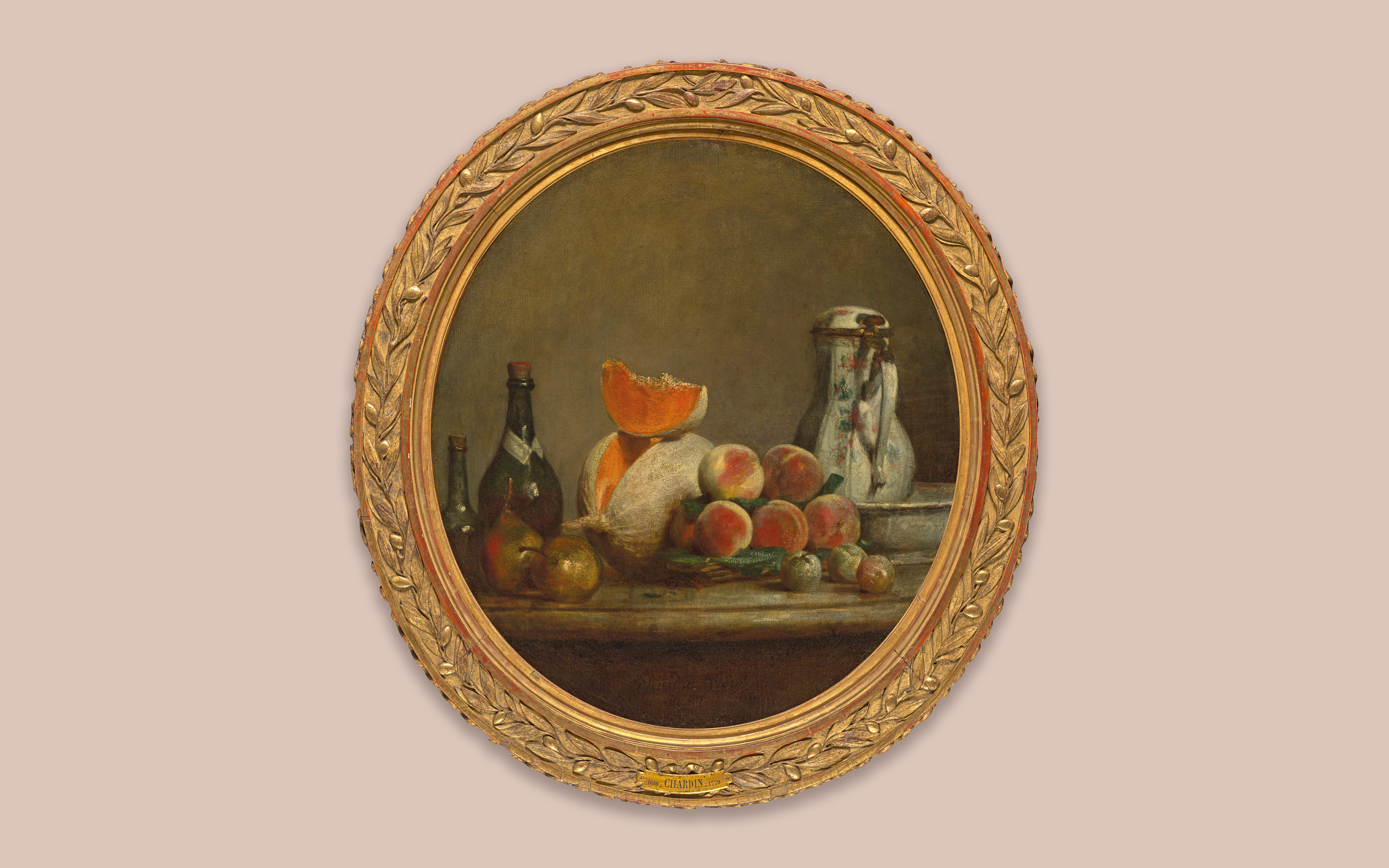 Jean Simeon Chardin, Le Melon entame, 1760, offered in Maitres Anciens: Peintures - Sculptures on 12 June 2024 at Christie's in Paris