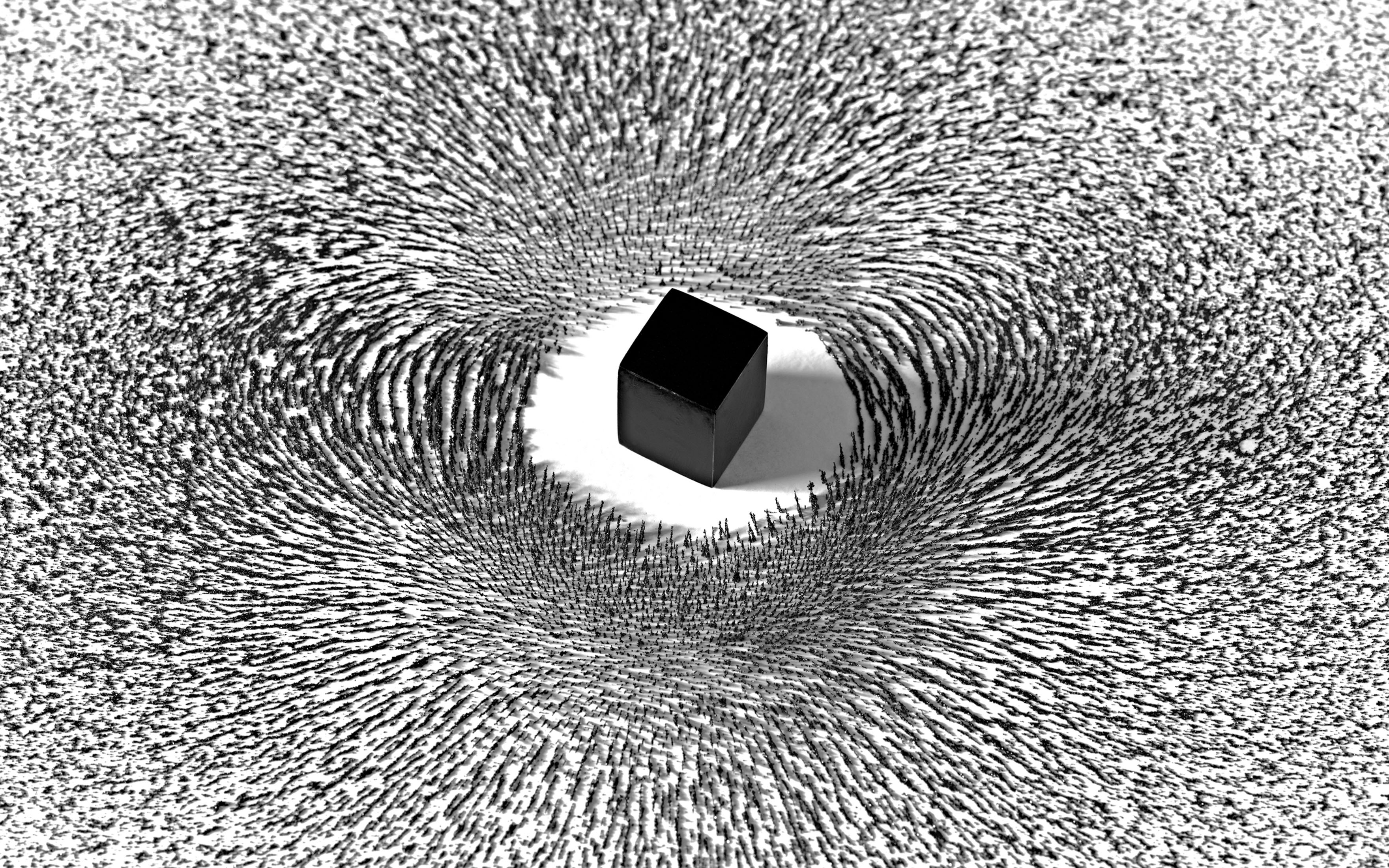 Ahmed Mater, Magnetism (Triptych), 2021