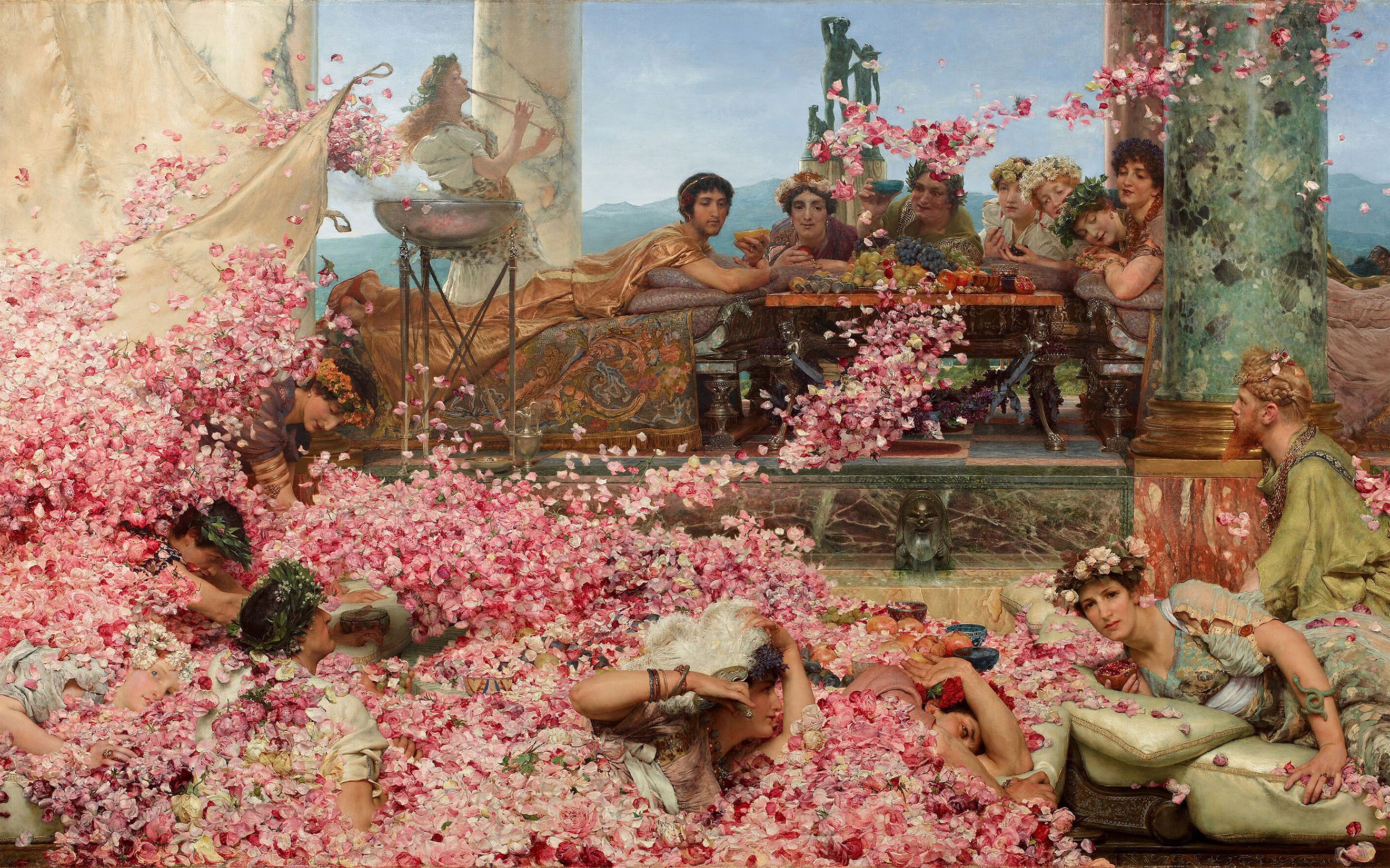 Lawrence Alma-Tadema, The Roses of Heliogabalus, 1888, sold for £1,651,500 on 11 June 1993 at Christie's in London. Courtesy of the Perez Simon Collection