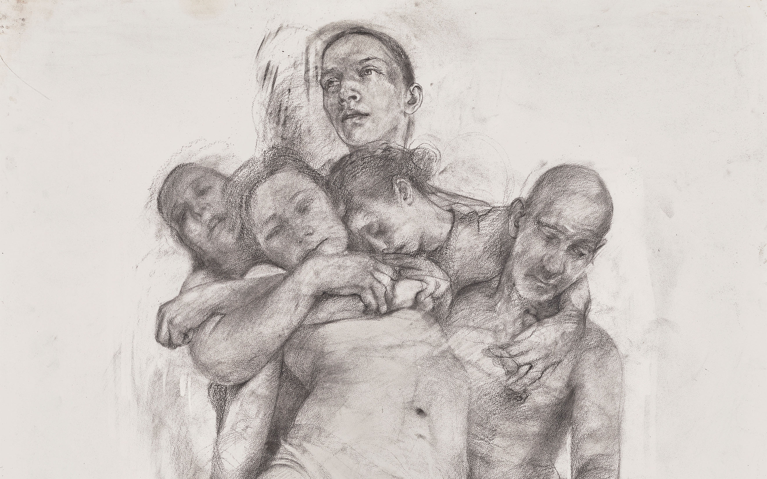 Jenny Saville, Study for Pieta IV, 2019-20, sold for £982,800 on 5 March 2025 at Christie's in London
