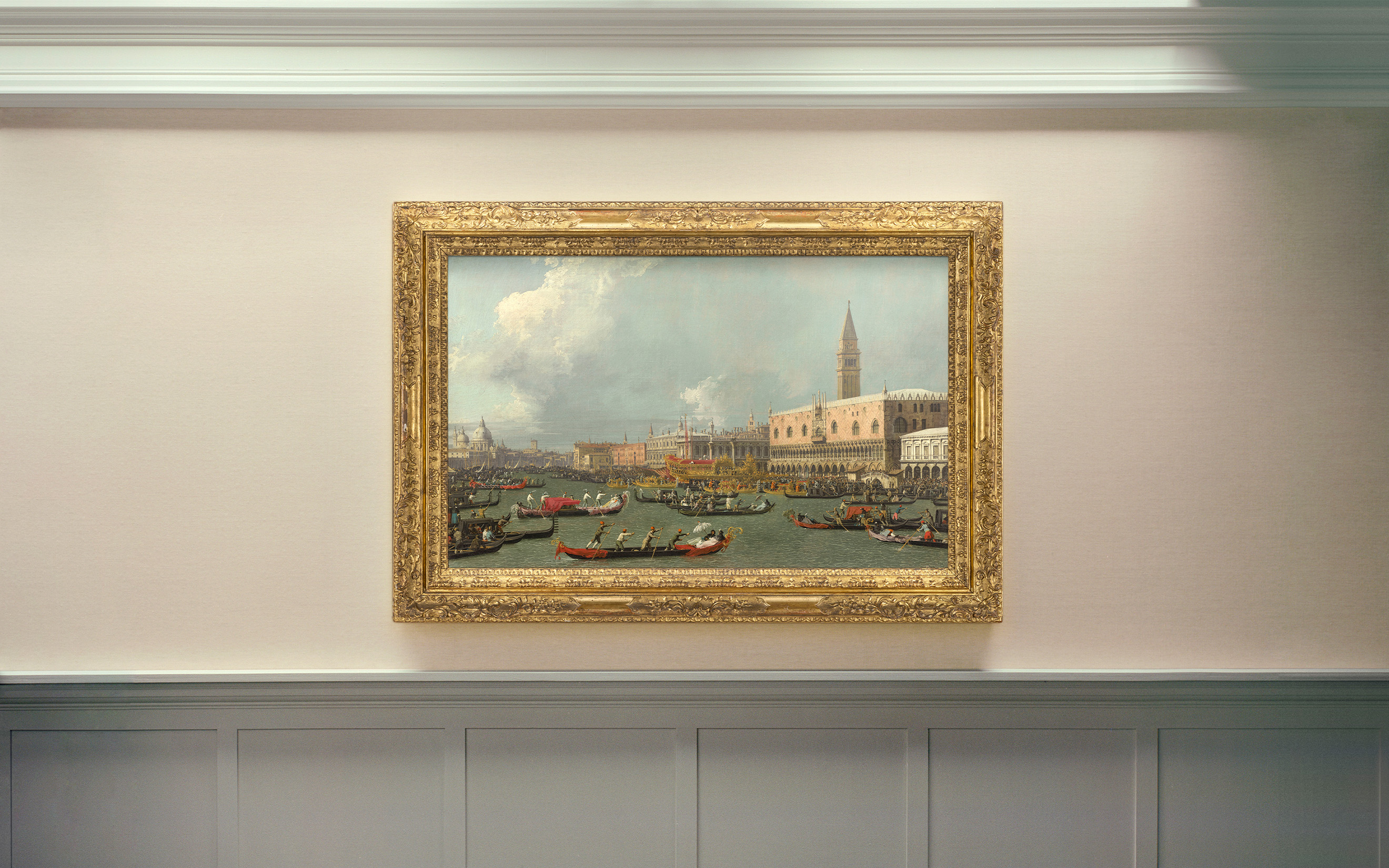 Giovanni Antonio Canal, called Canaletto, Venice, the Return of the Bucintoro on Ascension Day, offered in the Old Masters Evening Sale on 1 July 2025 at Christie's in London