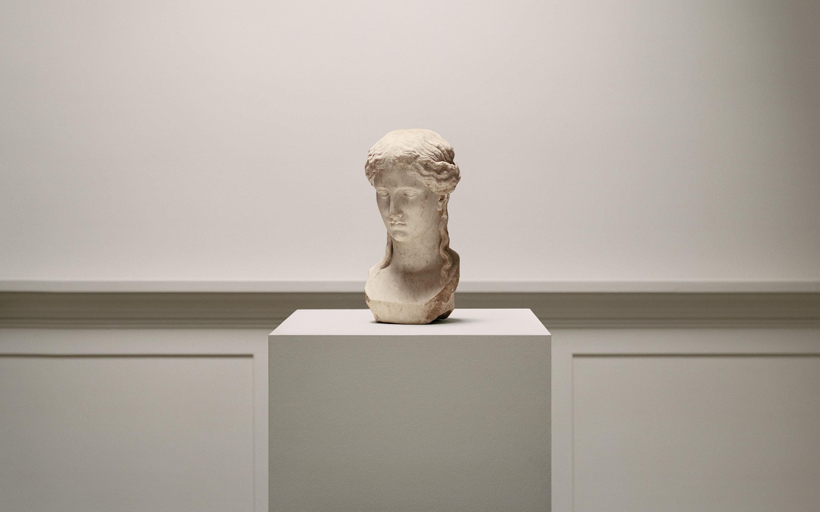 A Roman marble head of Venus, circa 1st century B.C., offered in Antiquities on 2 July 2025 at Christie's in London