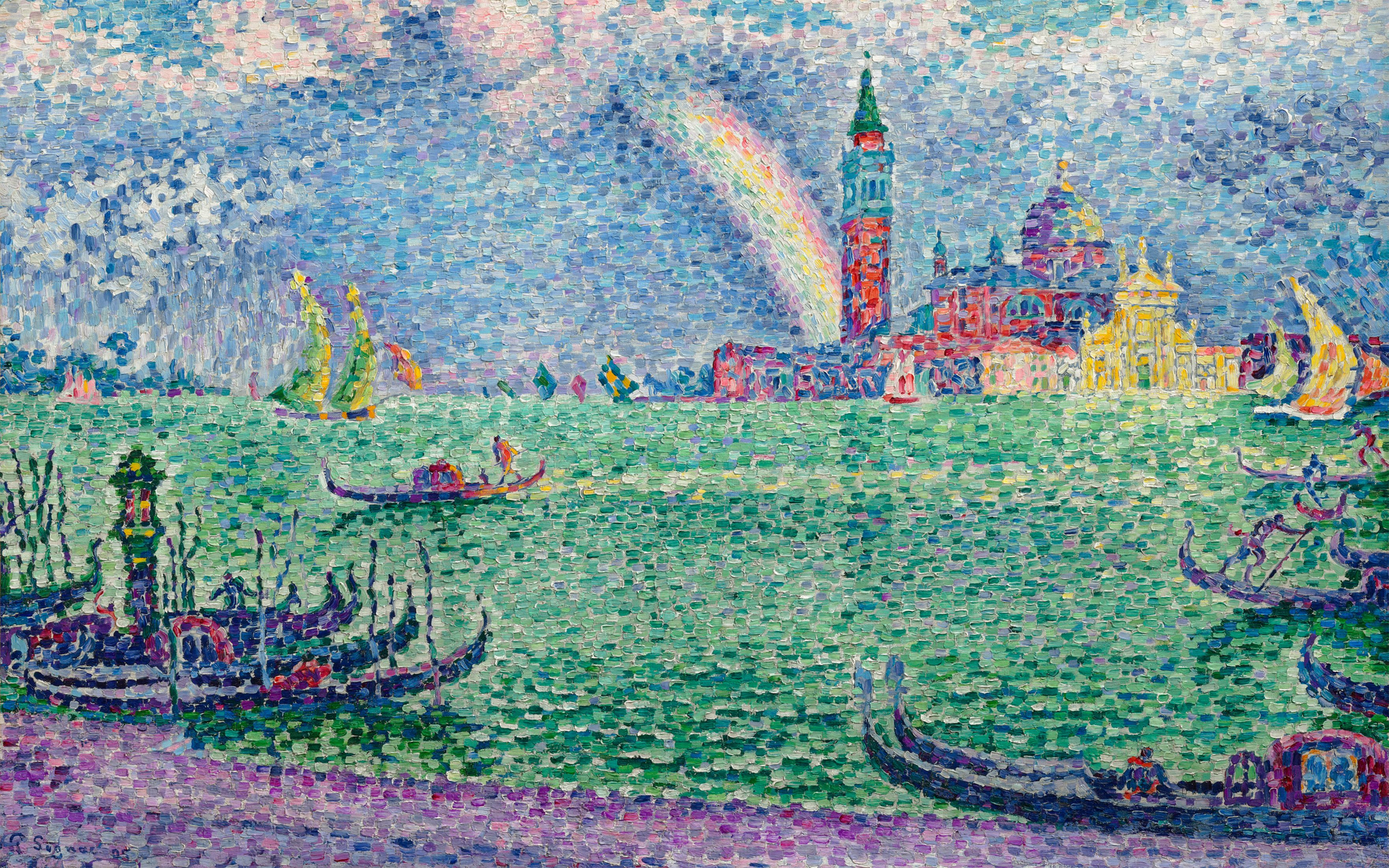 Paul Signac, L'Arc-en-ciel (Venise), 1905, offered in the 20th/21st Century: London Evening Sale on 15 October 2025 at Christie's in London