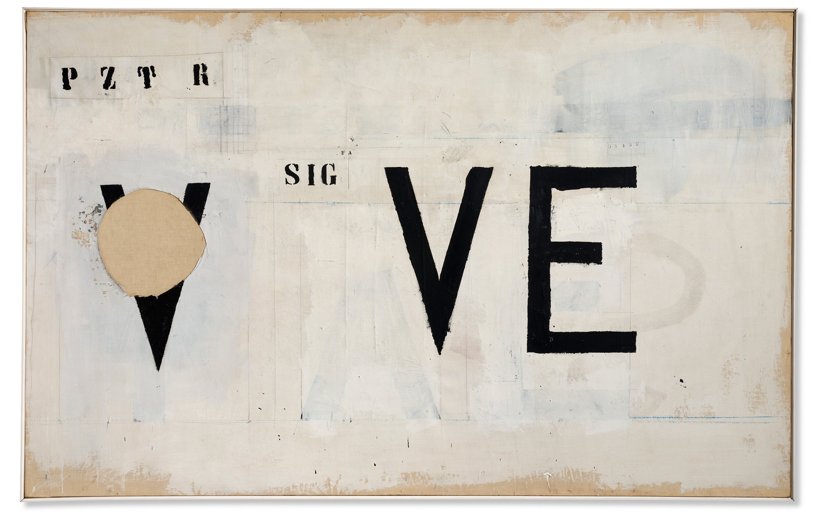 Jannis Kounellis, Sans titre, 1959, offered in Avant-Garde(s) including Thinking Italian on 23 October 2025 at Christie's in Paris