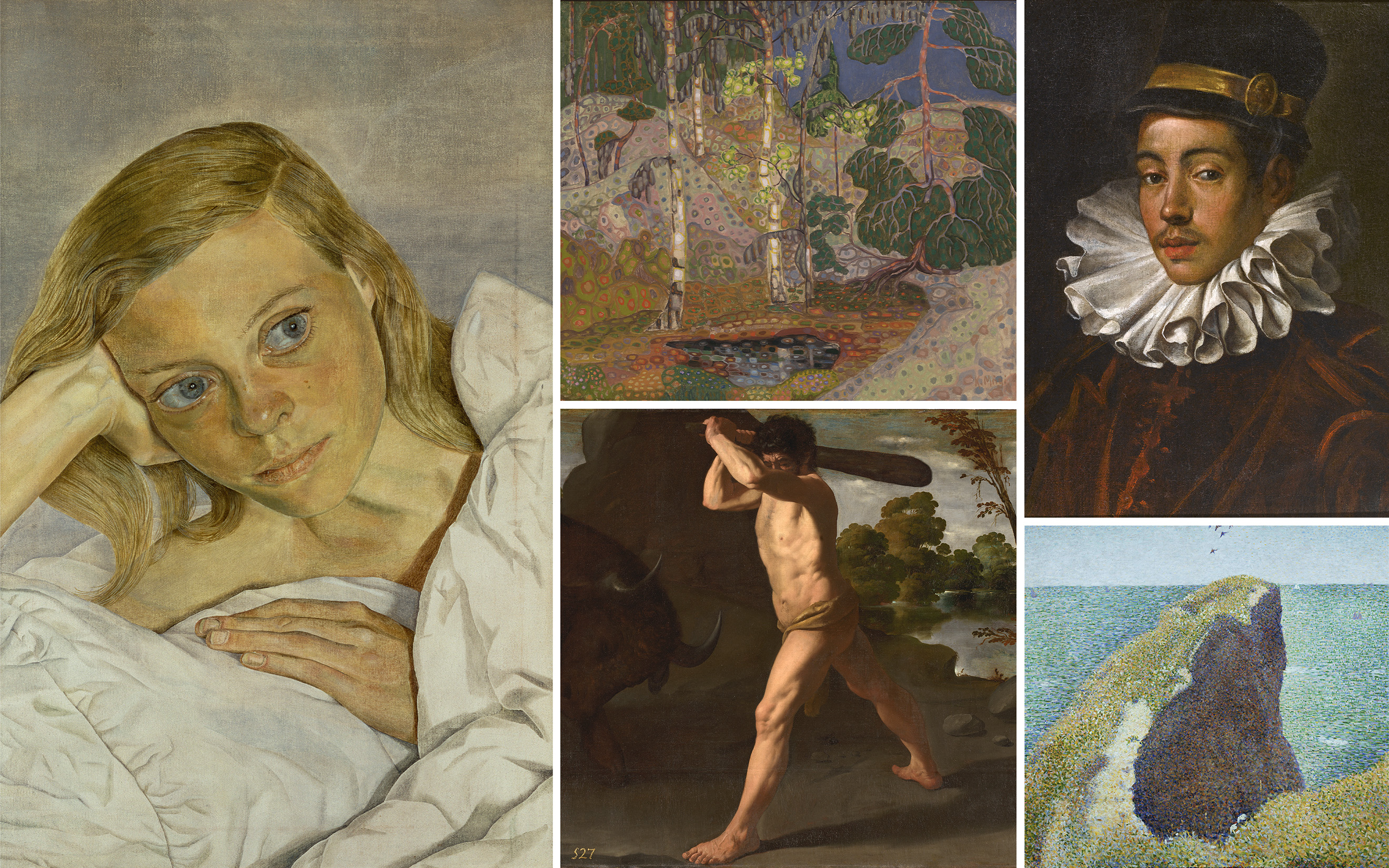 Works by Lucian Freud, Konrad Magi, Domenico Tintoretto, Seurat, Zurbaran from Christie's must-see London 2026 exhibitions guide