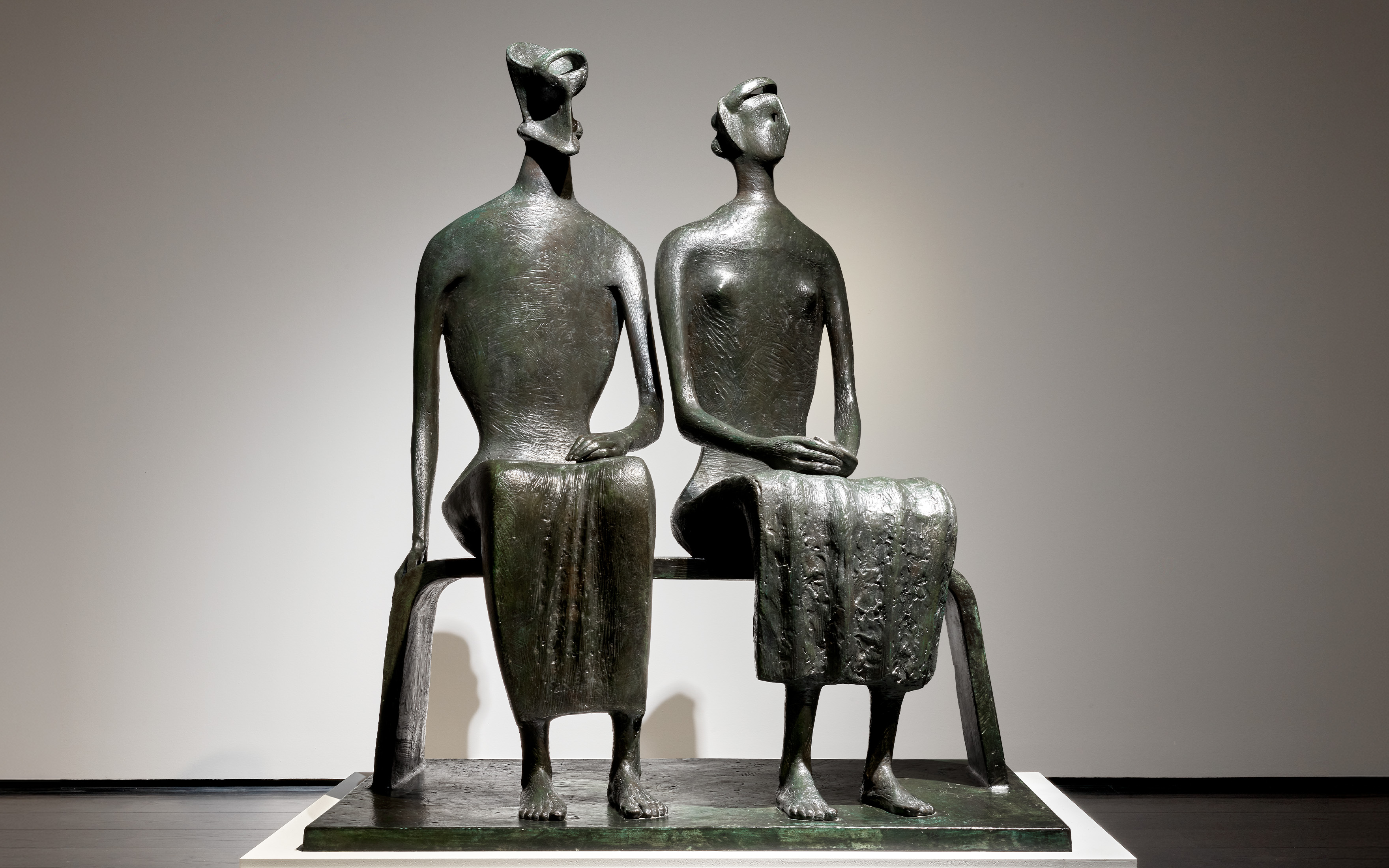 Henry Moore, King and Queen, conceived and cast in 1952-53, offered in the 20th/21st Century: London Evening Sale on 5 March 2026 at Christie's in London