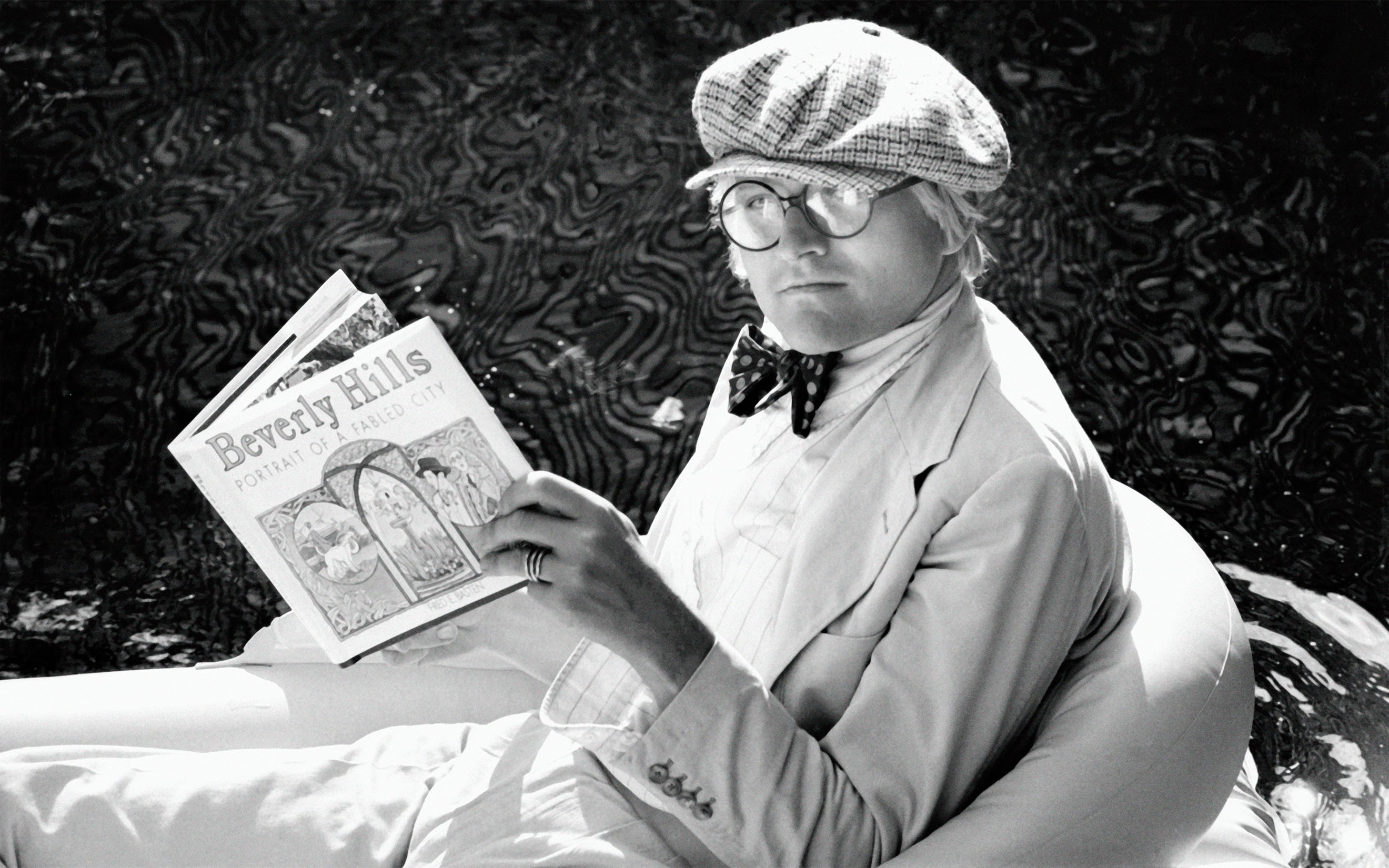 David Hockney at Rising Glen, California, circa 1978