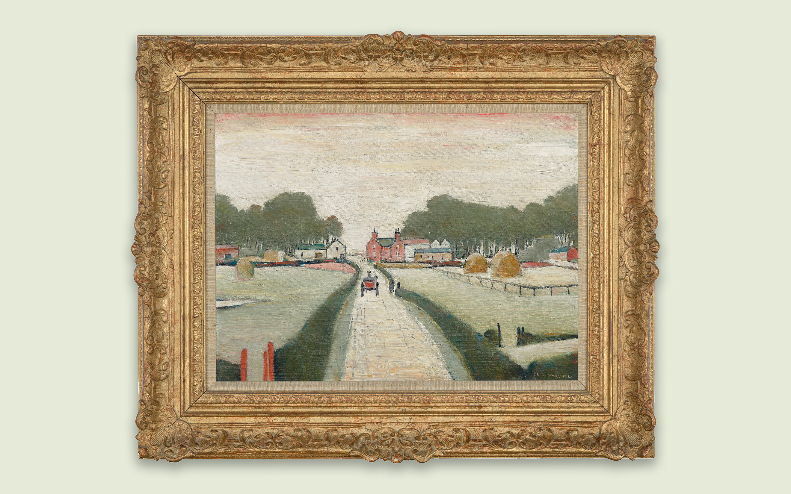 Laurence Stephen Lowry, Lancashire Farm, 1960, offered in the Modern British and Irish Art Evening Sale on 18 March 2026 at Christie's in London