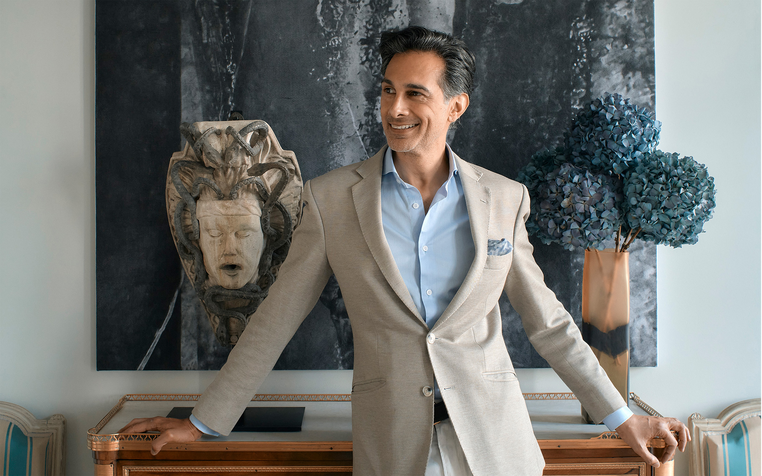 Dr Amin Jaffer, curator of the India Pavilion at the Venice Biennale: 'I was born in Rwanda but always felt deeply Indian. That sense of distance combined with belonging has shaped a lot of my thinking'