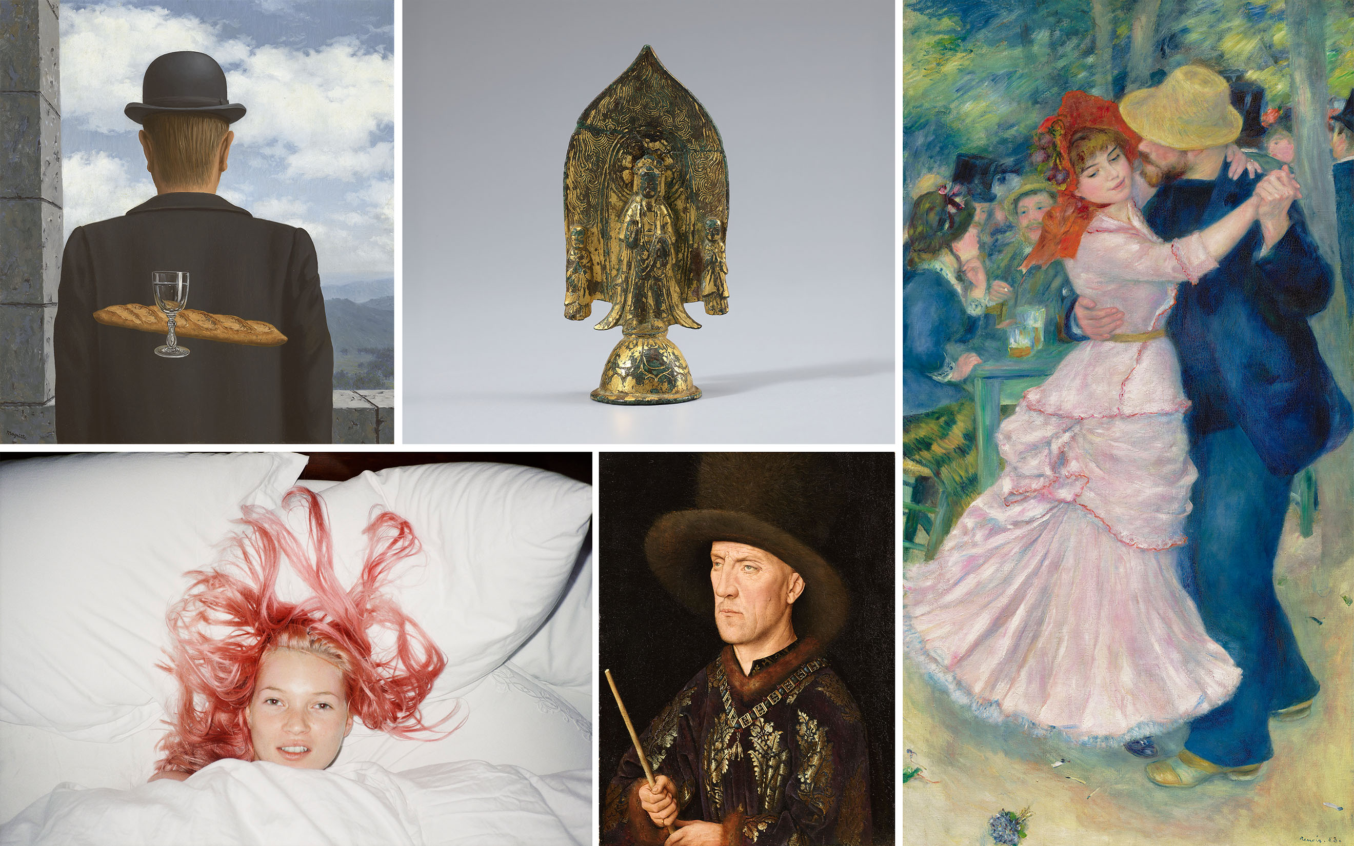 Best art exhibitions of 2026 in London: summer and beyond, showing works by Magritte, Renoir, van Eyck and Juergen Teller