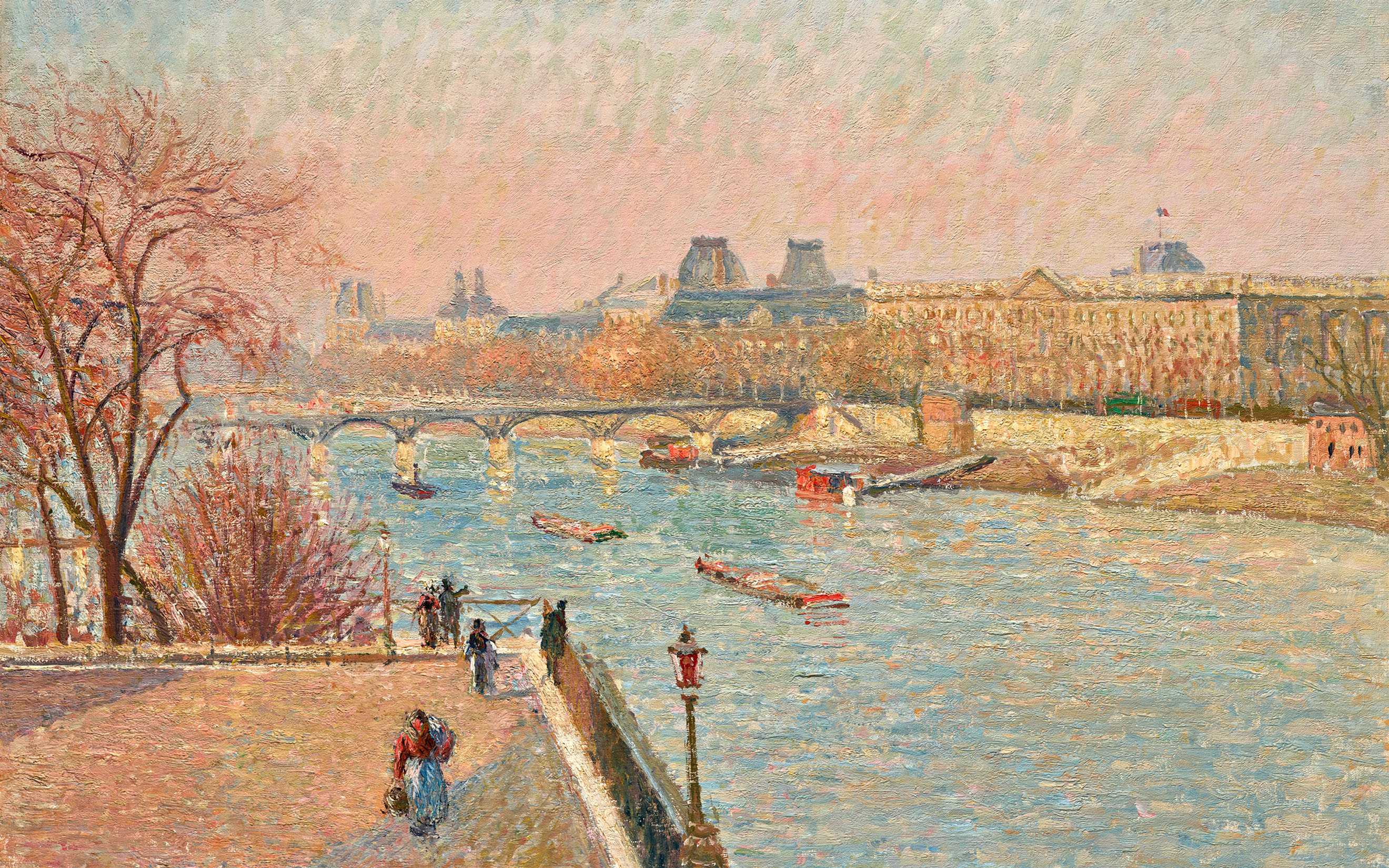 Camille Pissarro, Le Louvre, soleil d'hiver, matin, 1900, offered in Durand-Ruel, Generations of Vision on 22 October 2026 at Christie's in Paris