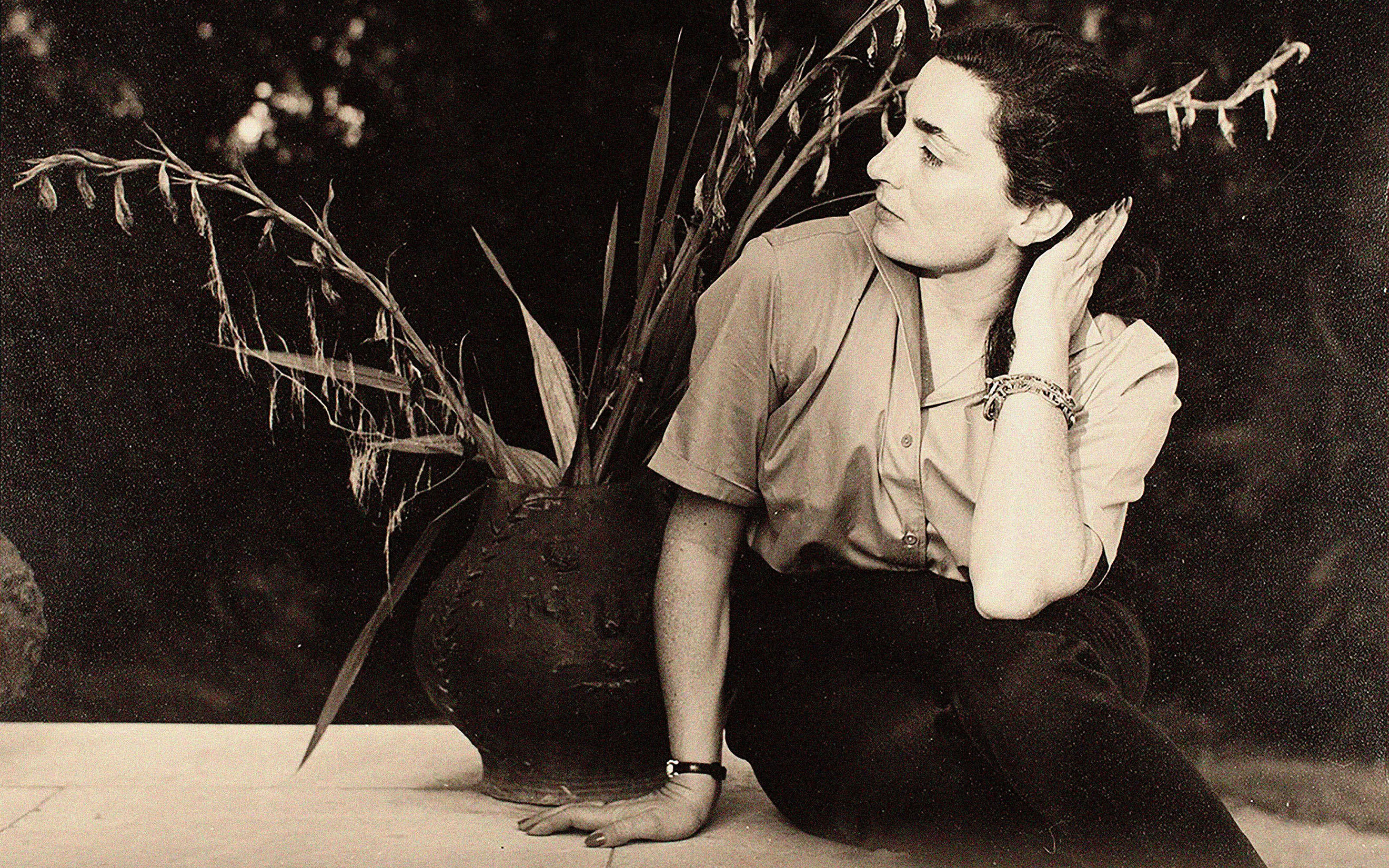 Jacqueline Roque photographed at La Californie, Cannes, by Pablo Picasso, 1958