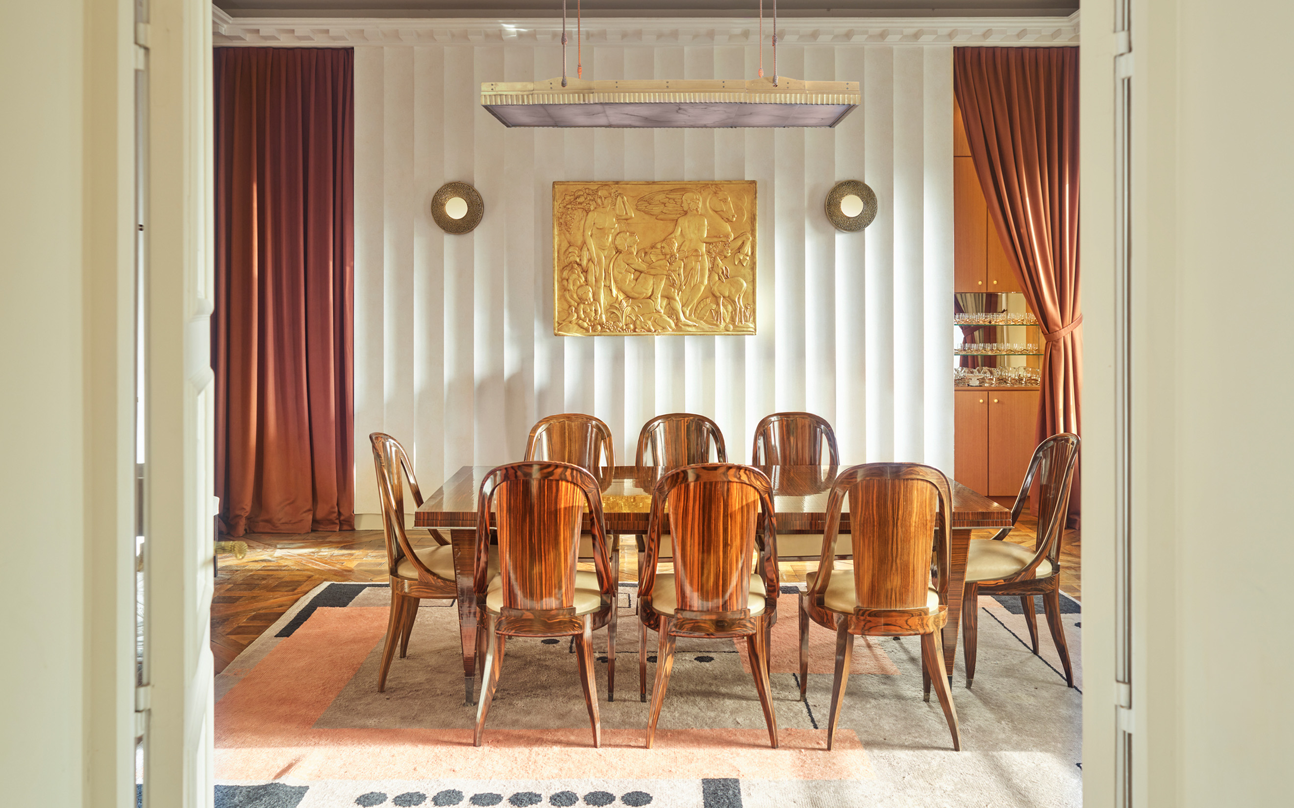 Works by Emile Aubry, Ivan da Silva Bruhns, Jean Puiforcat and Emile-Jacques Ruhlmann from the Art Deco collection of Helene and Gerard Doux