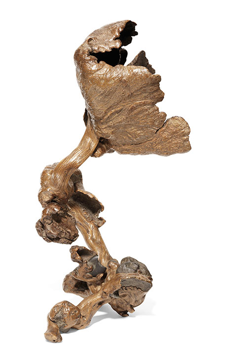 3007-a-rare-root-wood-and-stone-lotus-form-sculpture