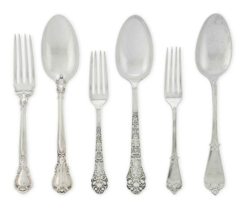 Storing silver cutlery store