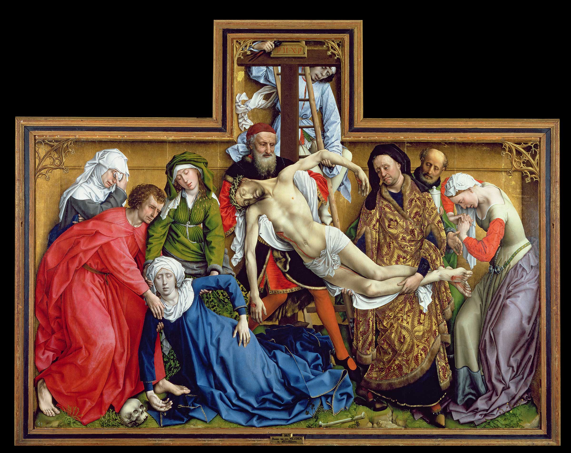 Rogier van der Weyden, Descent from the Cross, circa 1435. Prado, Madrid, Spain / Bridgeman Images